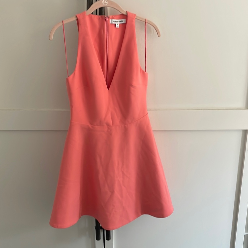 Very Barbie Elizabeth and James Pink Fit and Flare mini dress